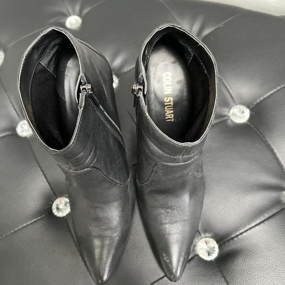 Black Ankle Boots 8.5 Collin Stewart - Picture 5 of 6
